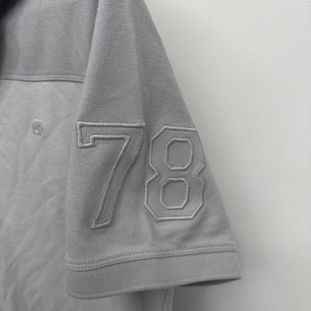Banana Republic Shirt Mens Polo Short Sleeves Shirt "78" embroidered left sleeve - Picture 3 of 10